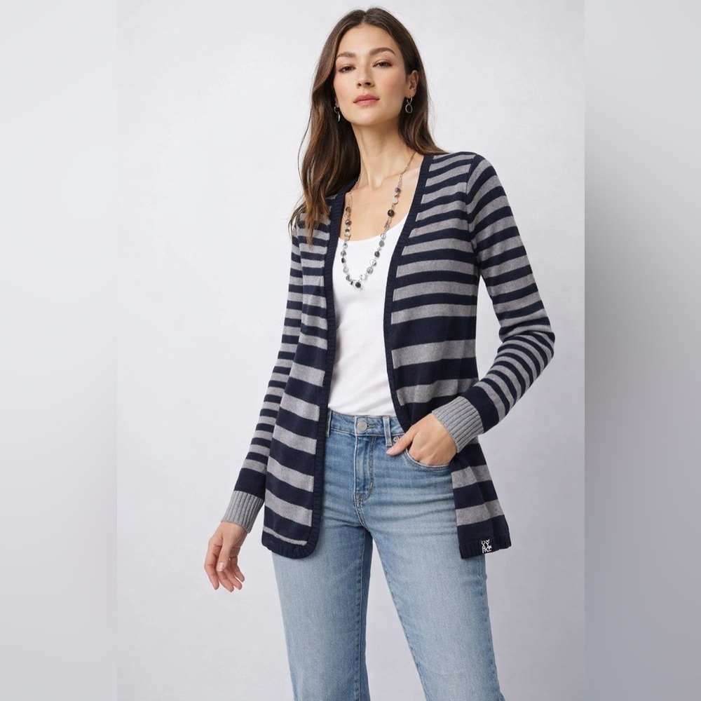 🔥Host Pick🔥 Roxy Striped Open Cardigan Sweater M